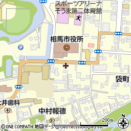 福島県相馬市中村大手先9周辺の地図