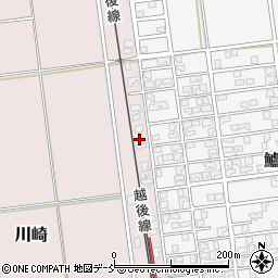 新潟県新潟市西蒲区川崎832周辺の地図