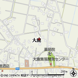 新潟県新潟市秋葉区大鹿469周辺の地図