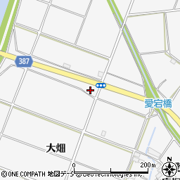 福島県福島市鎌田新割周辺の地図