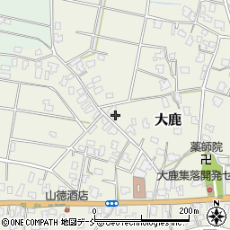 新潟県新潟市秋葉区大鹿1103周辺の地図