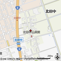 新潟県新潟市南区北田中87周辺の地図
