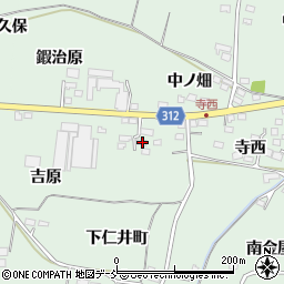 福島県福島市笹谷寺西45周辺の地図