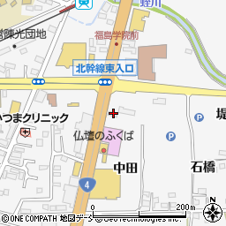 ガリバー福島鎌田店周辺の地図