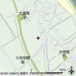 新潟県新潟市秋葉区東金沢1222周辺の地図