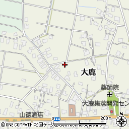 新潟県新潟市秋葉区大鹿1101周辺の地図