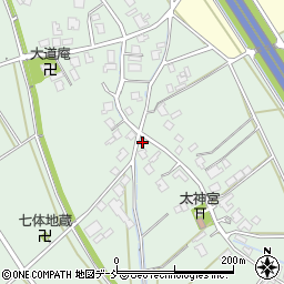 新潟県新潟市秋葉区東金沢923周辺の地図