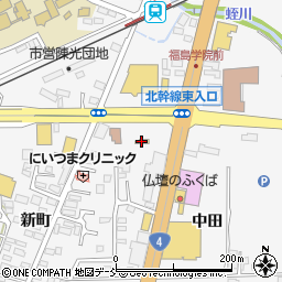 福島日産ユーカーズ福島鎌田周辺の地図