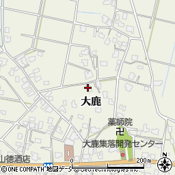 新潟県新潟市秋葉区大鹿452周辺の地図