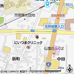 福島県福島市鎌田一里塚7周辺の地図