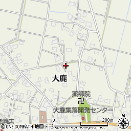 新潟県新潟市秋葉区大鹿453周辺の地図