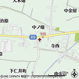 福島県福島市笹谷寺西36周辺の地図