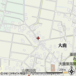 新潟県新潟市秋葉区大鹿542周辺の地図