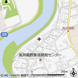 新潟県新潟市南区高井興野375周辺の地図
