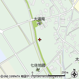 新潟県新潟市秋葉区東金沢周辺の地図