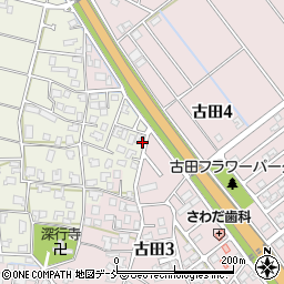 新潟県新潟市秋葉区大鹿1394周辺の地図