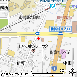 福島県福島市鎌田一里塚10-1周辺の地図