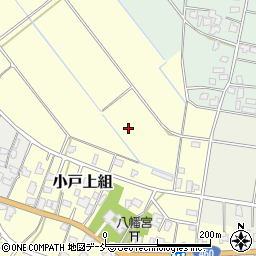 新潟県新潟市秋葉区小戸上組周辺の地図