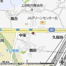 アイフルホーム福島北店周辺の地図