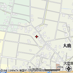新潟県新潟市秋葉区大鹿552周辺の地図