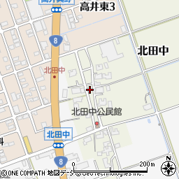 新潟県新潟市南区北田中83-1周辺の地図