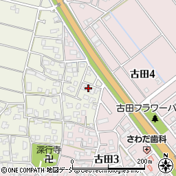 新潟県新潟市秋葉区大鹿1395周辺の地図