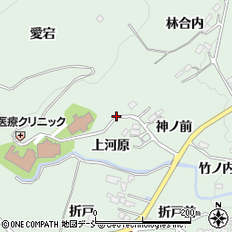 福島県福島市大笹生山ノ下周辺の地図