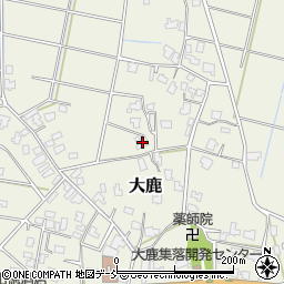 新潟県新潟市秋葉区大鹿442周辺の地図