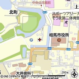 福島県相馬市中村北町91周辺の地図