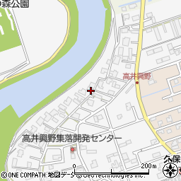 新潟県新潟市南区高井興野383周辺の地図