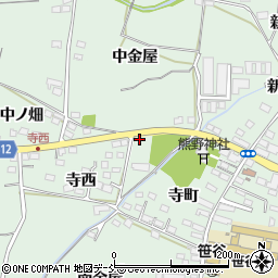 福島県福島市笹谷寺西7周辺の地図
