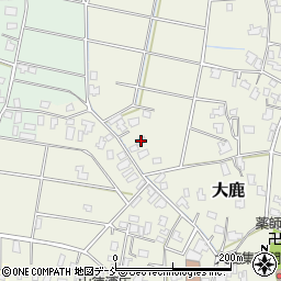 新潟県新潟市秋葉区大鹿543周辺の地図