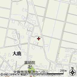 新潟県新潟市秋葉区大鹿318周辺の地図