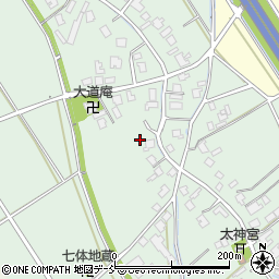 新潟県新潟市秋葉区東金沢1254-2周辺の地図