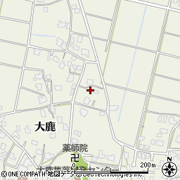 新潟県新潟市秋葉区大鹿320周辺の地図