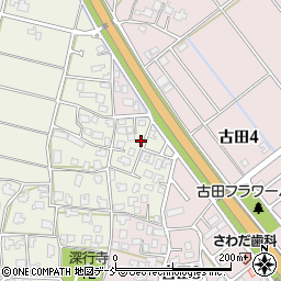 新潟県新潟市秋葉区大鹿1398周辺の地図