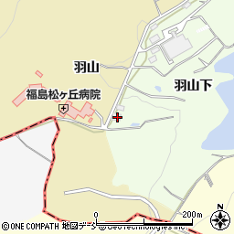 福島県伊達市保原町大柳羽山下11周辺の地図