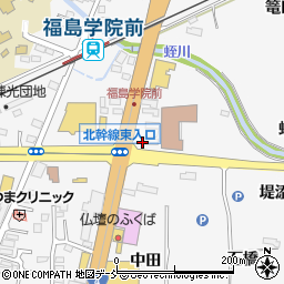 ドコモショップ　福島北店周辺の地図