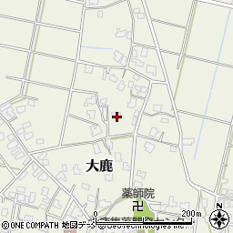 新潟県新潟市秋葉区大鹿433周辺の地図