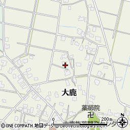 新潟県新潟市秋葉区大鹿72周辺の地図