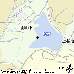 福島県伊達市保原町大柳羽山下周辺の地図