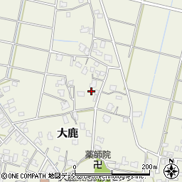 新潟県新潟市秋葉区大鹿438周辺の地図