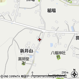 福島県伊達市保原町所沢新井山5-1周辺の地図