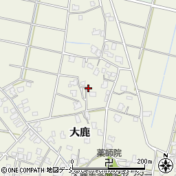 新潟県新潟市秋葉区大鹿432周辺の地図
