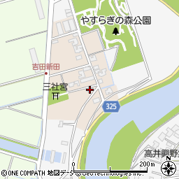 新潟県新潟市南区吉田新田25周辺の地図
