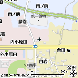 福島県福島市飯坂町平野腰巻7周辺の地図