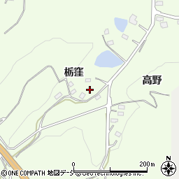 福島県伊達市保原町大柳栃窪周辺の地図