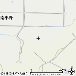 福島県相馬市小野小野沢周辺の地図