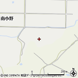福島県相馬市小野（小野沢）周辺の地図