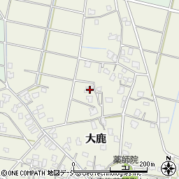 新潟県新潟市秋葉区大鹿75周辺の地図
